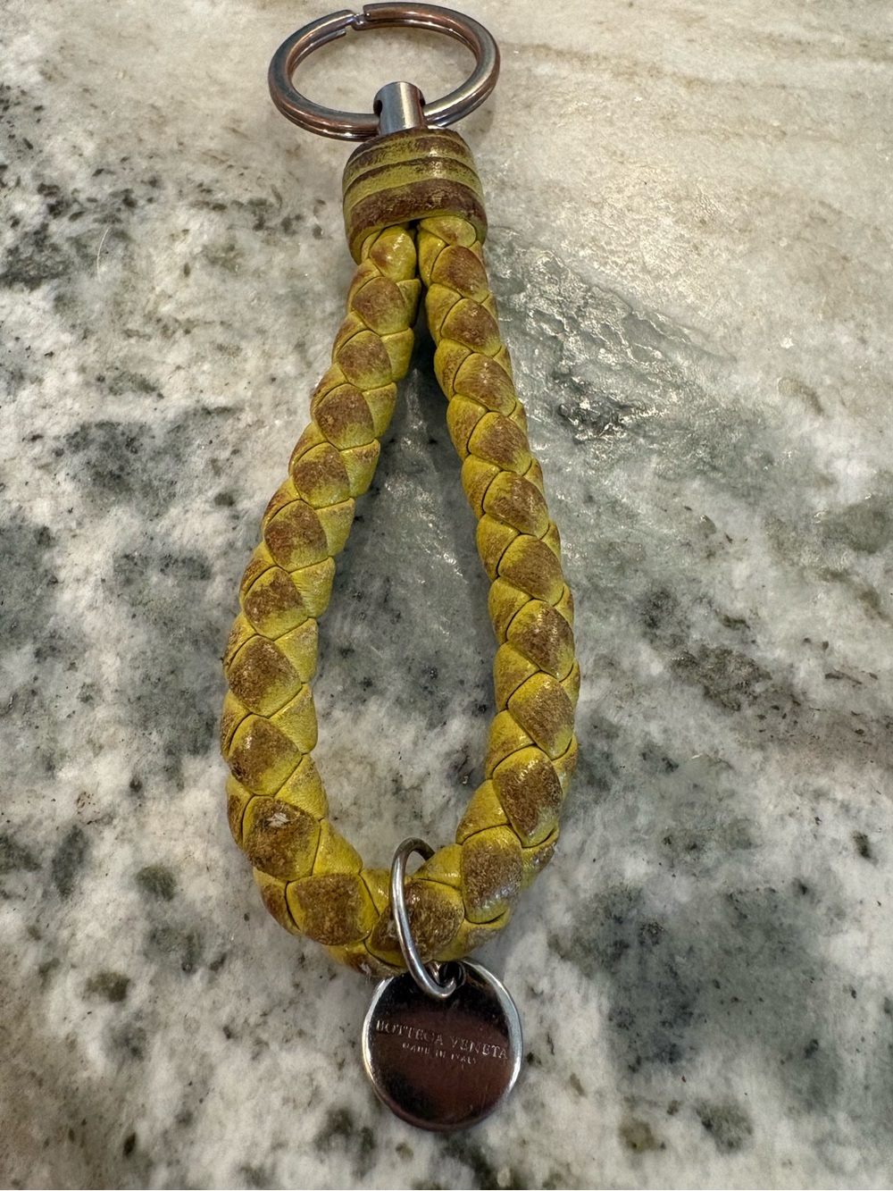 Bottega Veneta Intrecciato Nappa Leather Key Ring